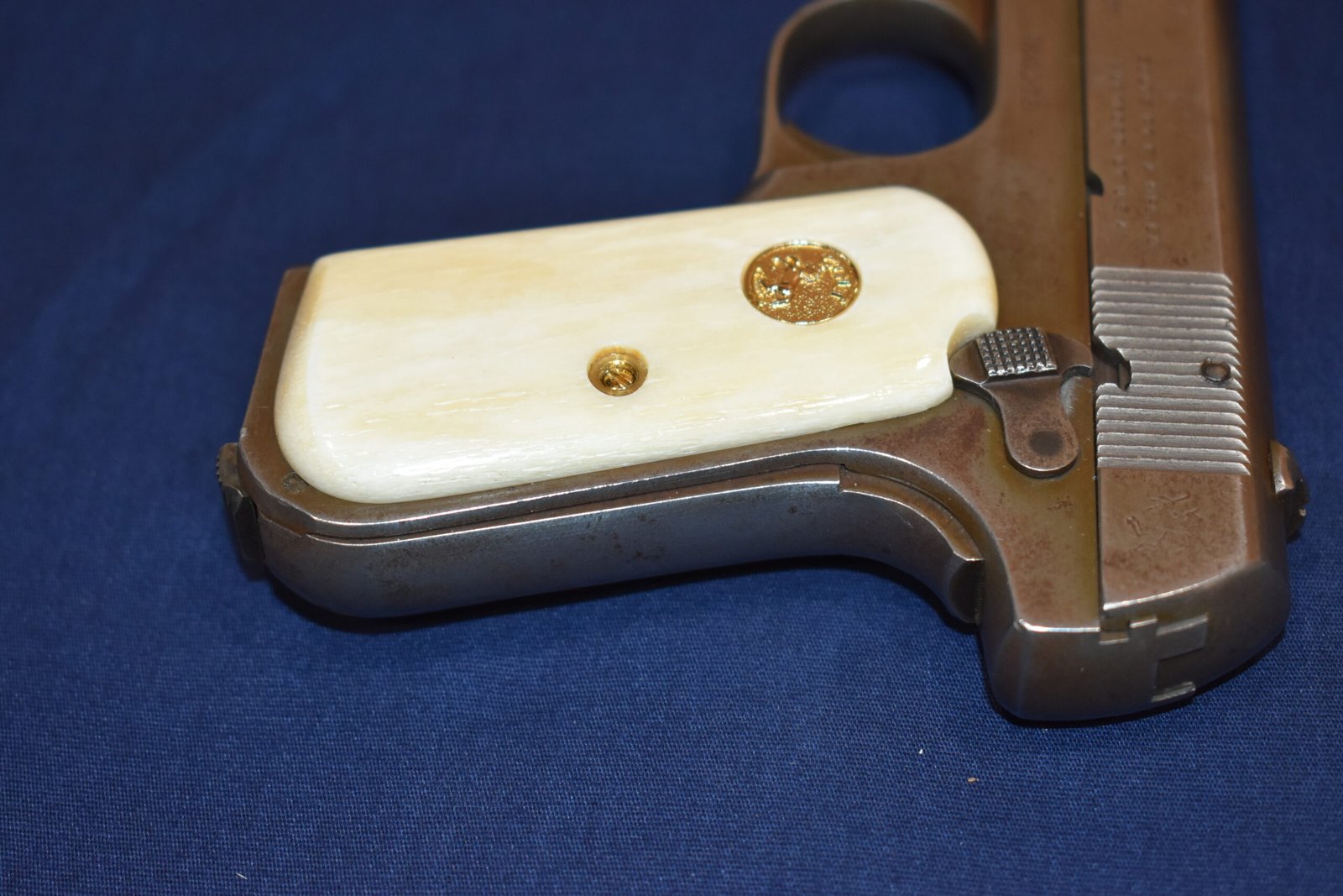 COLT 19803 / 1908 POCKET HAMMERLESS PREMIUM GRADE GIRAFFE BONE GRIPS 1903GB8 - Image 6