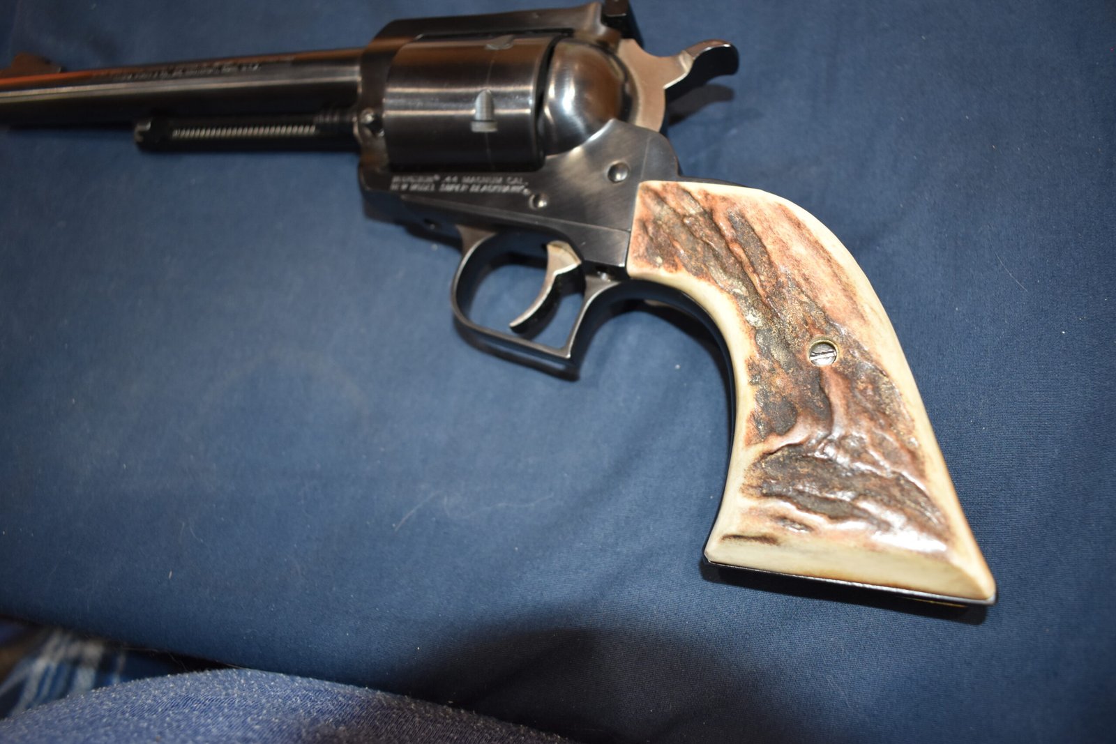 RUGER SUPER BLACKHAWK VINTAGE SAMBAR STAG GRIPS RSBHS14 - Image 5