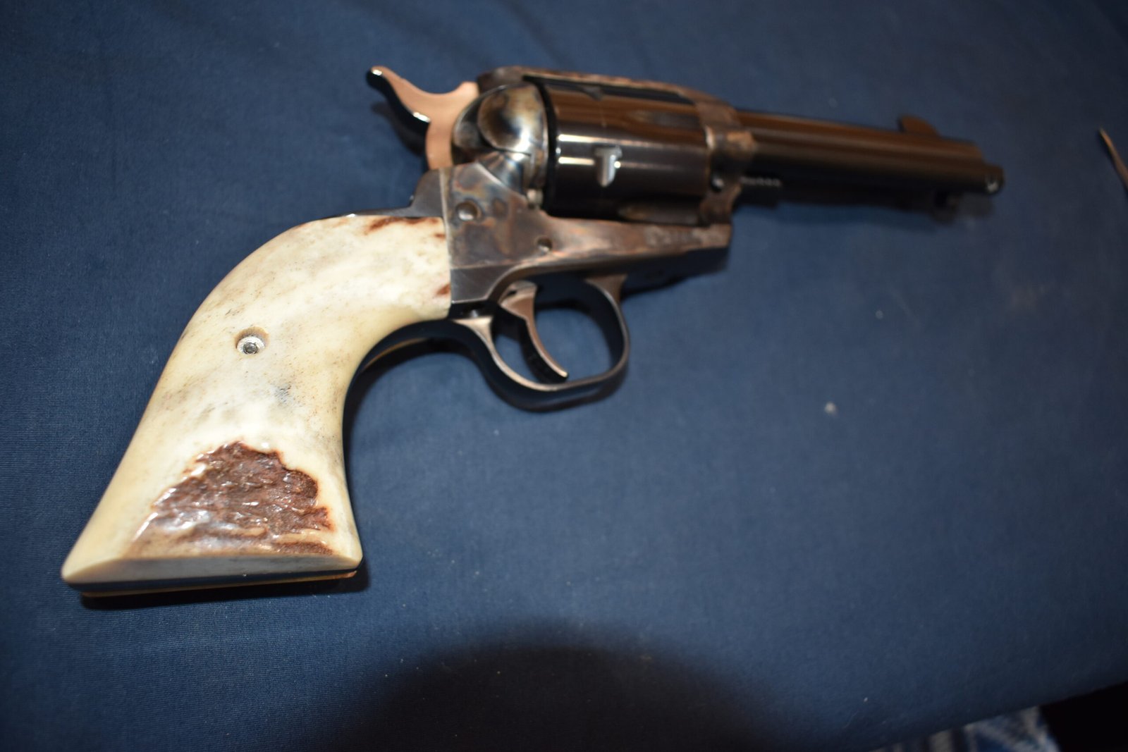 RUGER NEW MODEL BLACKHAWK OR OLD VAQUERO VINTAGE SAMBAR STAG GRIPS RBHS35 - Image 8