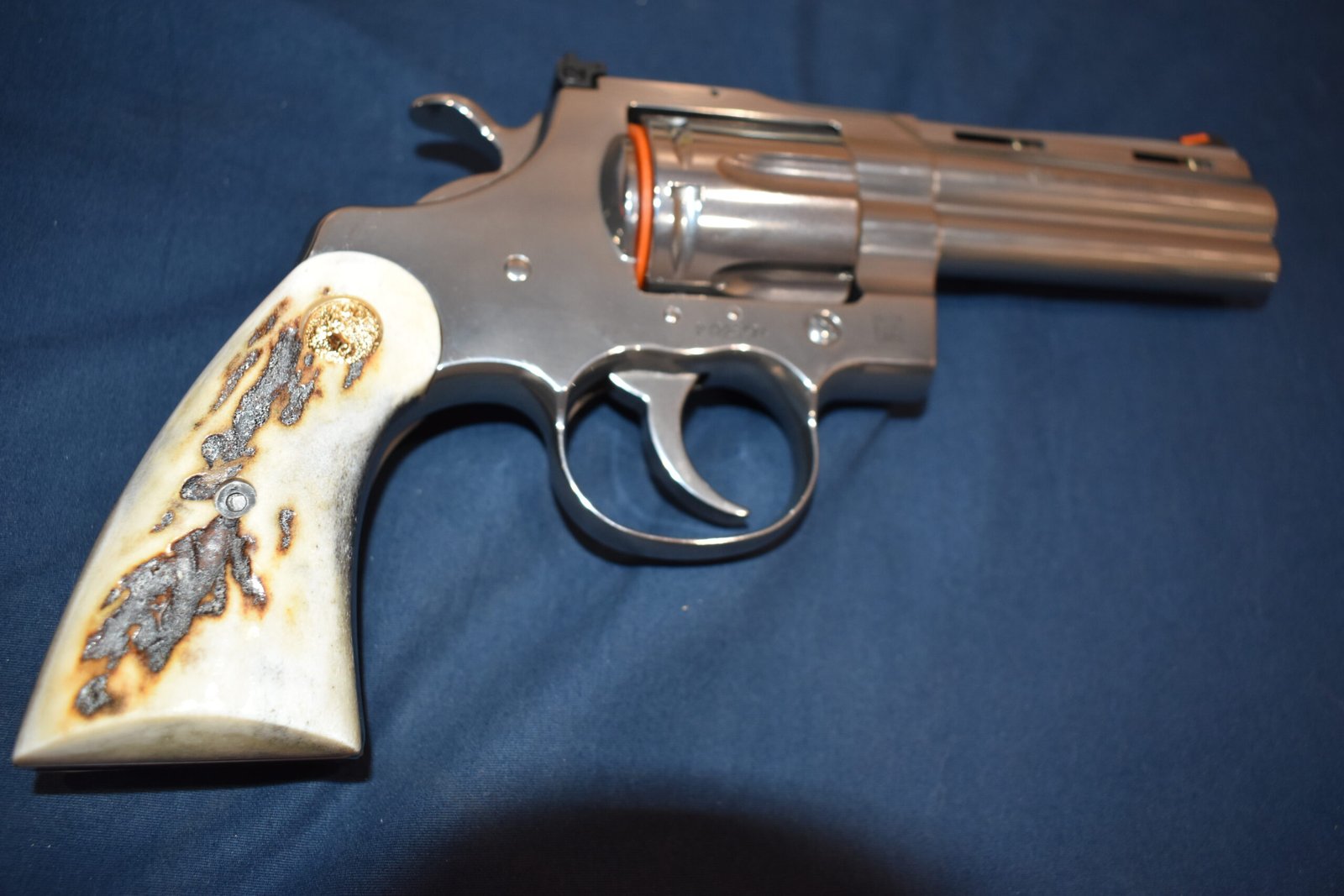 COLT PYTHON / OFFICER'S MODEL MATCH VINTAGE SAMBAR STAG GRIPS CPSS38 - Image 8