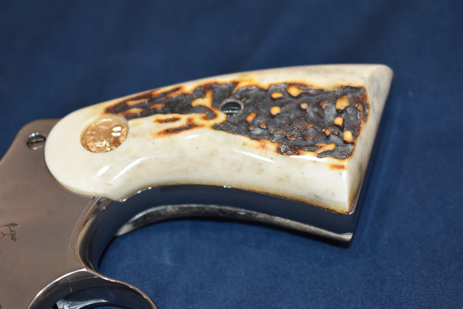 COLT PYTHON / OFFICER'S MODEL MATCH VINTAGE SAMBAR STAG GRIPS CPSS38 - Image 13