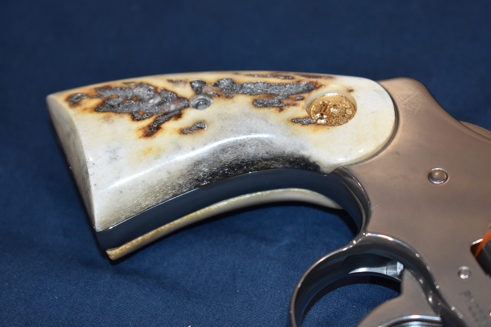COLT PYTHON / OFFICER'S MODEL MATCH VINTAGE SAMBAR STAG GRIPS CPSS38 - Image 12