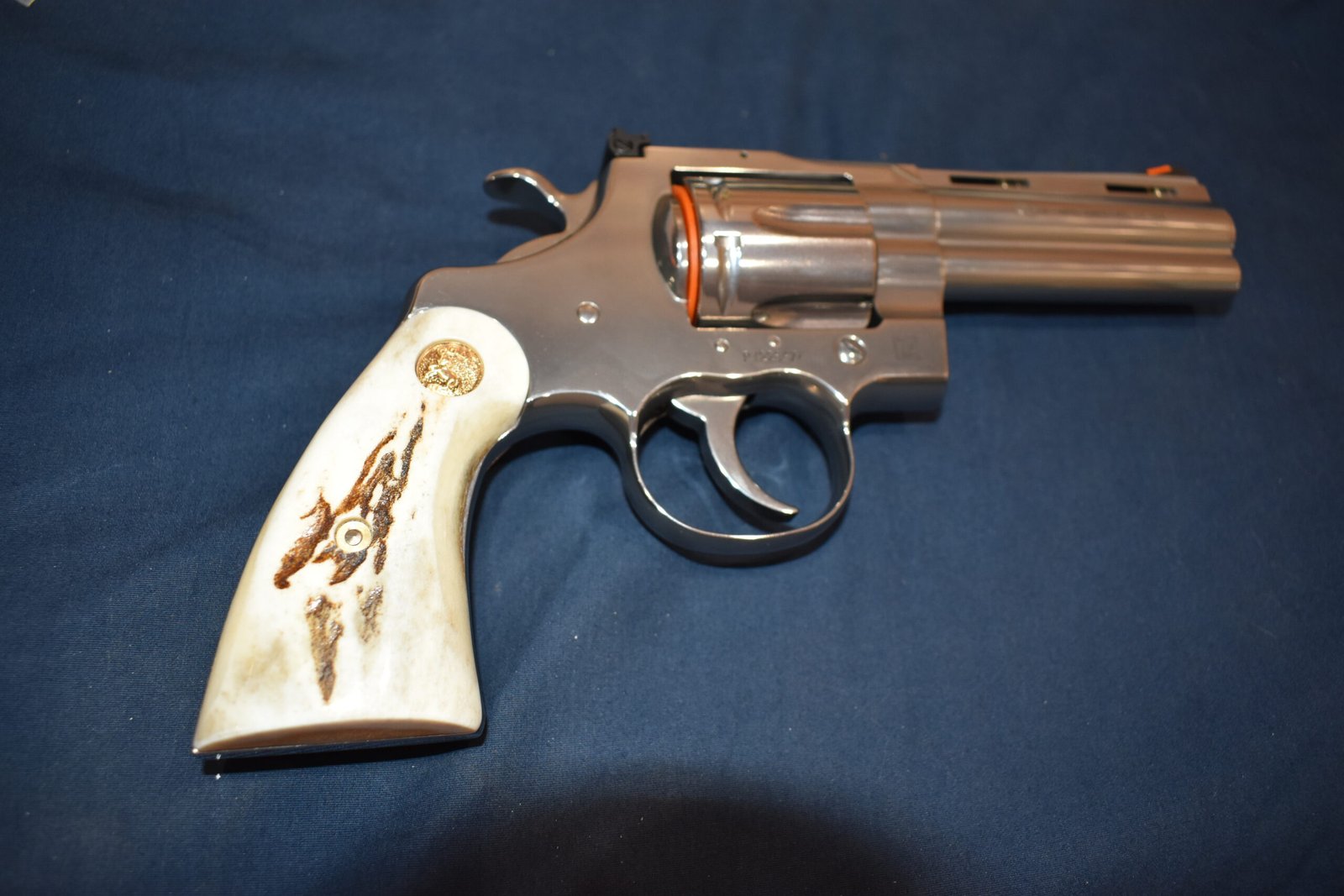 COLT PYTHON / OFFICER'S MODEL MATCH VINTAGE SAMBAR STAG GRIPS CPSS39 - Image 8