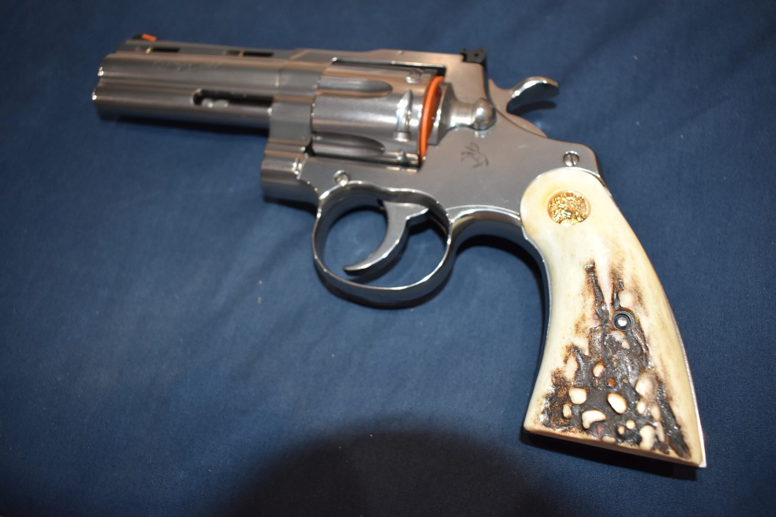 COLT PYTHON / OFFICER'S MODEL MATCH VINTAGE SAMBAR STAG GRIPS CPSS40 - Image 5