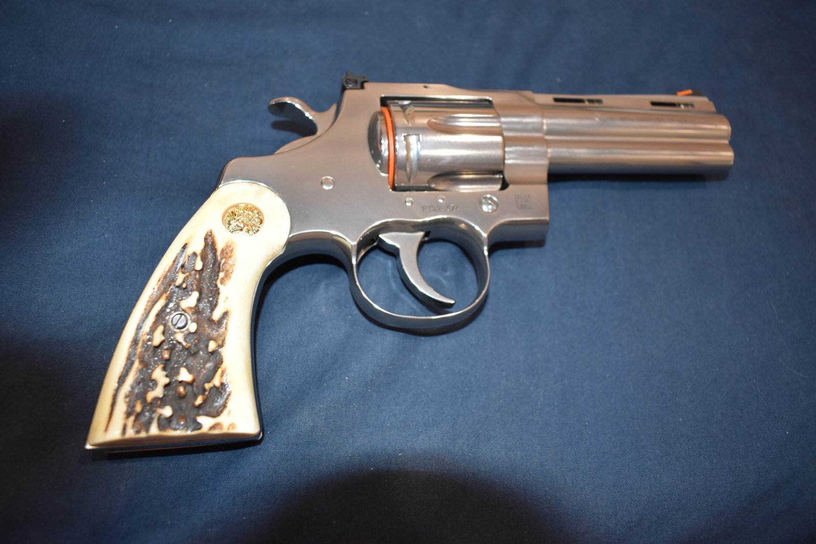 COLT PYTHON / OFFICER'S MODEL MATCH VINTAGE SAMBAR STAG GRIPS CPSS40 - Image 8