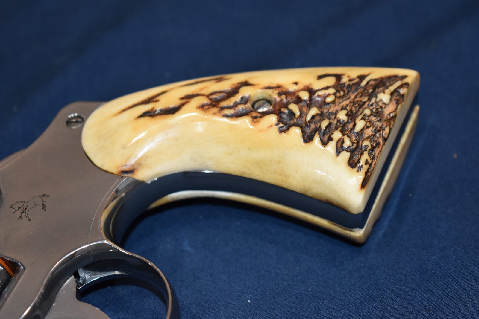 COLT PYTHON / OFFICER'S MODEL MATCH VINTAGE SAMBAR STAG GRIPS CPSS41 - Image 13