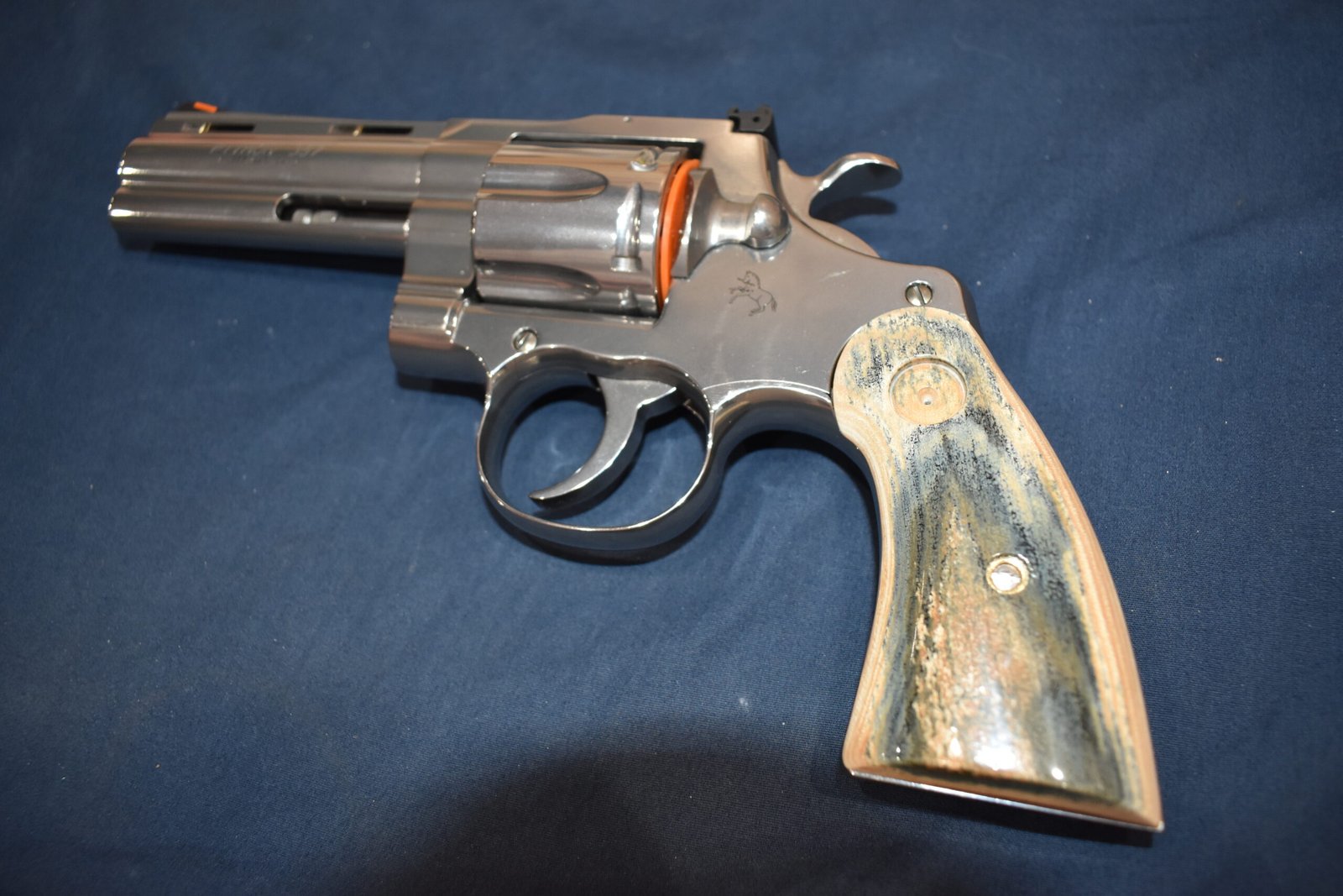 COLT PYTHON / OFFICER'S MODEL MATCH MAMMOTH IVORY GRIPS PMI9 - Image 5