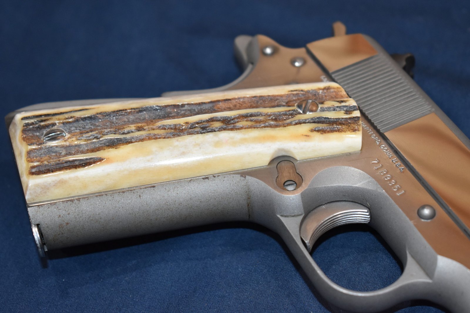 COLT 1911 VINTAGE SAMBAR STAG GRIPS 1911SS49 - Image 12