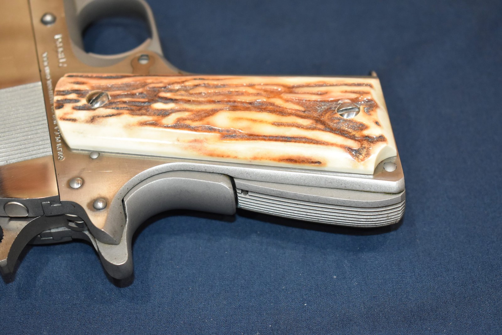 COLT 1911 VINTAGE SAMBAR STAG GRIPS 1911SS48 - Image 6