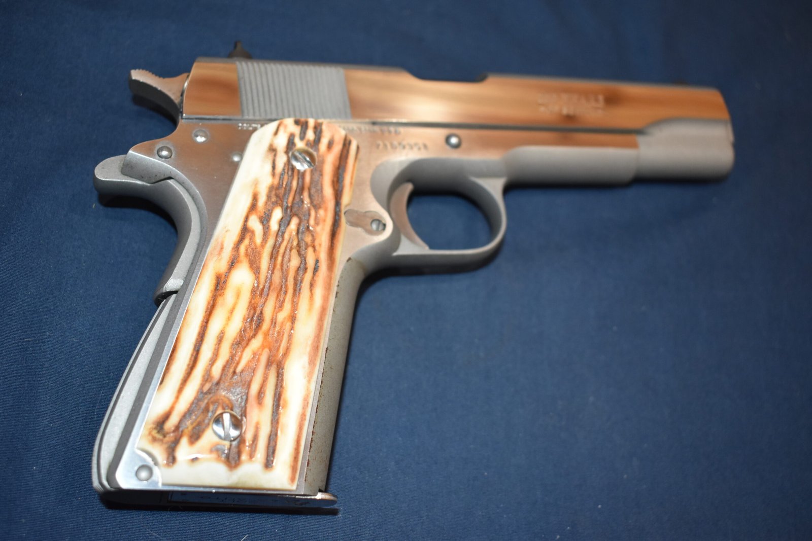 COLT 1911 VINTAGE SAMBAR STAG GRIPS 1911SS48 - Image 8