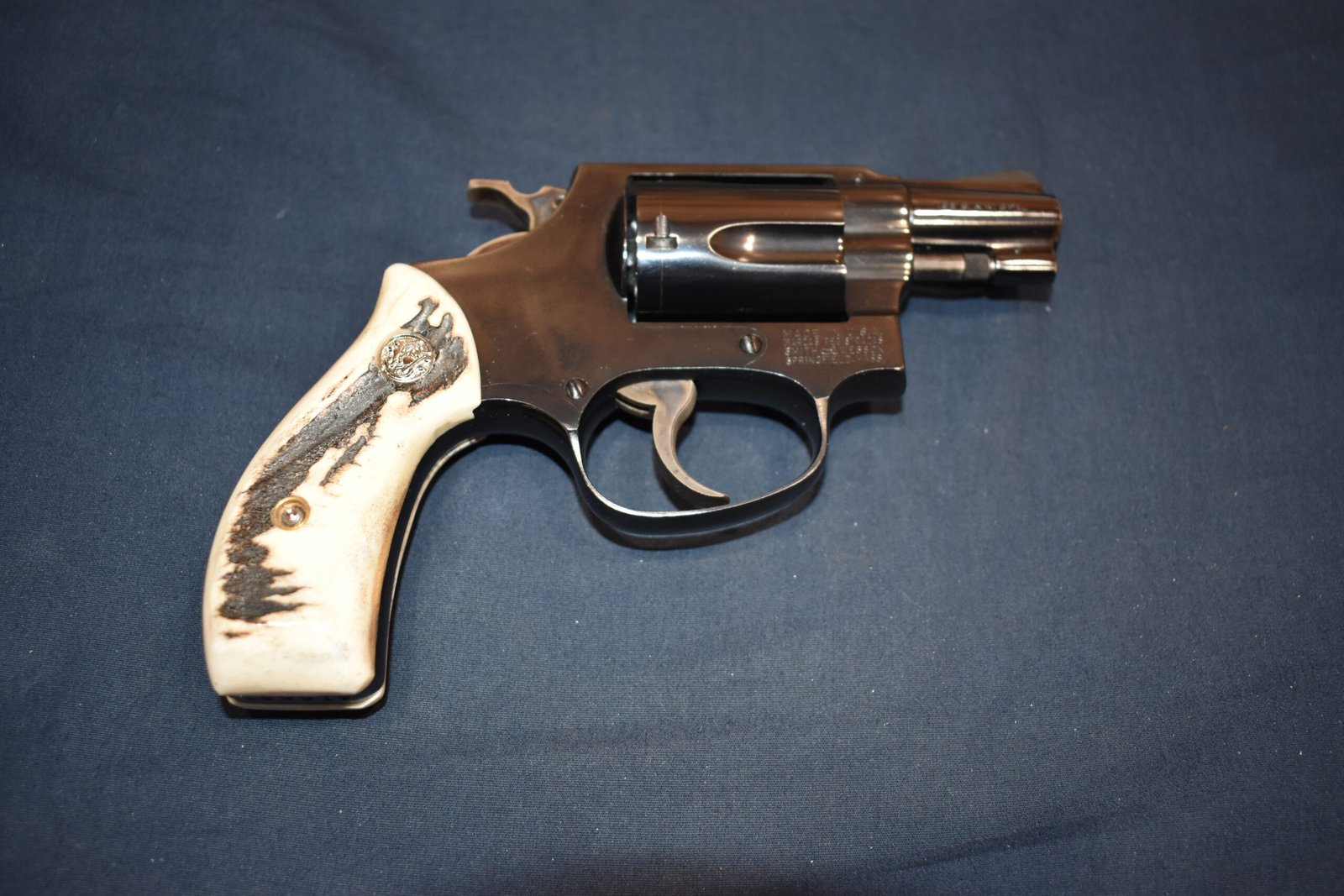 SMITH & WESSON J FRAME ROUND BUTT VINTAGE SAMBAR STAG GRIPS JRBS18 - Image 8
